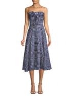 Shoshanna Ellen Gingham Cotton Dress