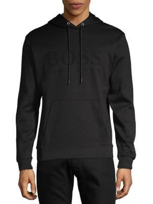 Boss Logo Pullover Hoodie