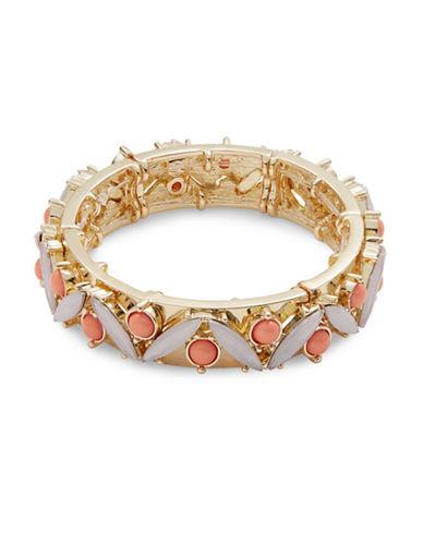 R.j. Graziano Cabochon And Crystal Stretch Bracelet