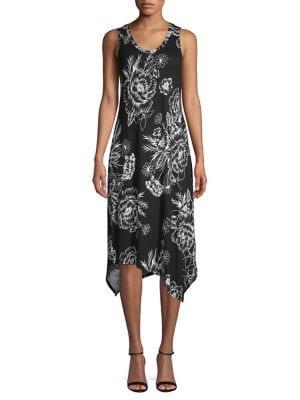 Marc New York Performance Floral Sharkbite Dress