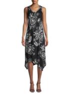Marc New York Performance Floral Sharkbite Dress