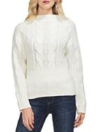 Vince Camuto Petite Estat Jewel Vintage Cable-knit Top