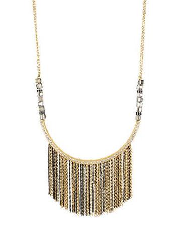 Kenneth Cole New York Kenneth Cole New York Gold-tone Multi-chain Fringe Necklace