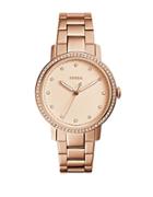 Fossil Dress Neely Studded Stainless Steel Watch