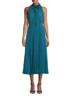Jill Jill Stuart Pleated Tie-collar Dress