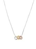 Cz By Kenneth Jay Lane Triple Ring Pendant Necklace