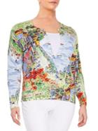 Lord & Taylor Mural Cotton-blend Cardigan