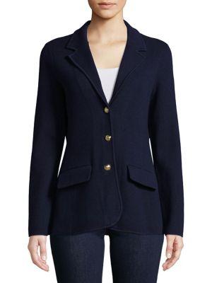 Lauren Ralph Lauren Petite Long Sleeve Button Front Blazer