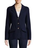 Lauren Ralph Lauren Petite Long Sleeve Button Front Blazer