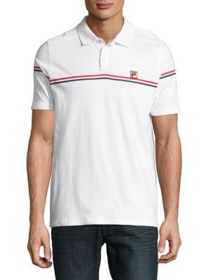 Fila Striped Cotton Polo Shirt