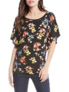 Karen Kane Floral Dolman-sleeve Top