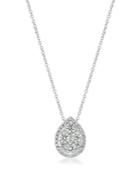 Le Vian 0.60tcw Diamonds And 14k White Gold Pear Pendant Necklace