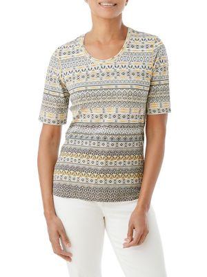 Olsen Ethno-print Tee