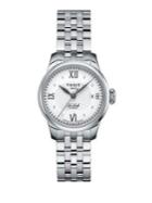 Tissot T-classic Le Locle Diamond And Stainless Steel Automatic Bracelet Watch