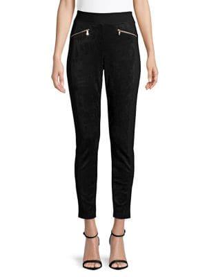 Karl Lagerfeld Paris Classic Suede Leggings
