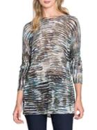 Nic+zoe Petite Printed Knit Top