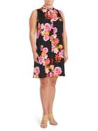 Calvin Klein Plus Floral-print Sleeveless Dress