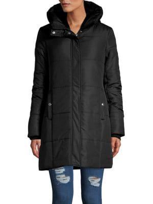 Sam Edelman Quilted Hooded Jacket