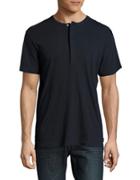 French Connection Solid Henley Tee