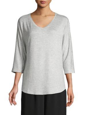 Tresics Luxe V-neck Dolman-sleeve Top