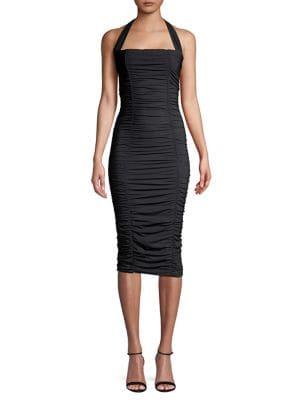 Chiara Boni La Petite Robe Ruched Sheath Dress