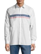 Calvin Klein Long-sleeve Cotton Button-down Shirt