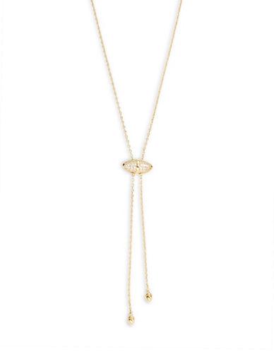 Tai Crystal Accented Lariat Necklace