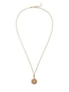 Sole Society Burnished Goldtone & Faux Pearl Medallion Pendant Necklace