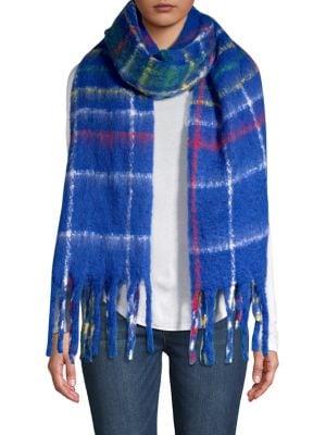 Hudson's Bay Company Fuzzy Plaid Scarf