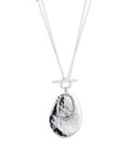 Judith Jack Crystal & Sterling Silver Pendant Necklace