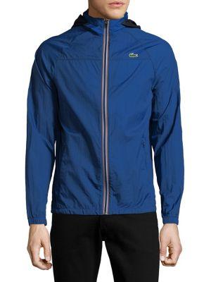 Lacoste Contrast-zip Lightweight Ripstop Jacket