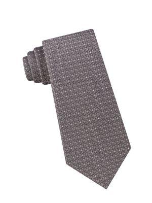 Calvin Klein Swirl Medallion Silk Tie