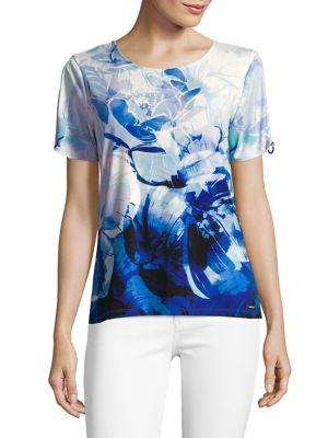 Calvin Klein Printed Short-sleeve Top
