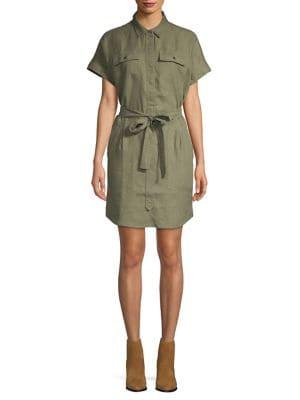 Lord & Taylor Tie-front Short-sleeve Dress
