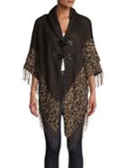 Collection 18 Leopard Border Toggle Jacket