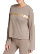 Donna Karan Active Foil Long-sleeve Sweater
