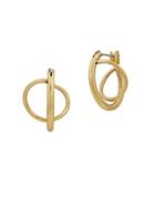 Lucky Brand Under The Influence Twisted Hoop Earrings