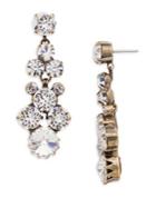 Sorrelli Core Well-rounded Crystal Drop Earrings