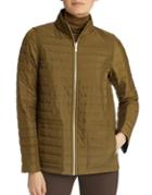 Lafayette 148 New York Quilted Long Sleeve Jacket
