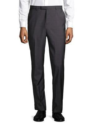 Hugo Boss Simmons Micro Check Wool Pants