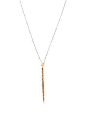 Sole Society Dorado Crystal Pendant Necklace