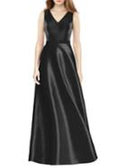 Alfred Sung Sateen Twill Gown
