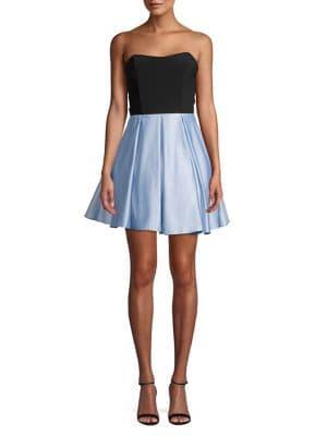 Blondie Nites Crisscross Fit-&-flare Dress