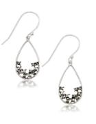 Lord & Taylor Marcasite And Sterling Silver Teardrop Earrings