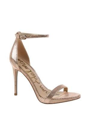 Sam Edelman Ariella Metallic Leather Dress Sandals