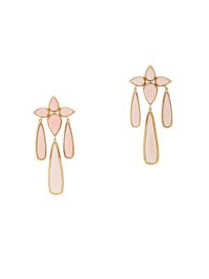 Sole Society Flower Drop Earrings