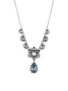 Marchesa Faux Pearl, Swarovski Crystal And Cubic Zirconia Y-necklace