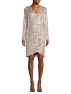 Calvin Klein Sequin Embellished Knee-length Dress