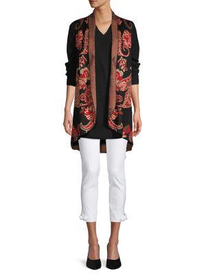 Cupio Sleeveless Printed Sweater Vest