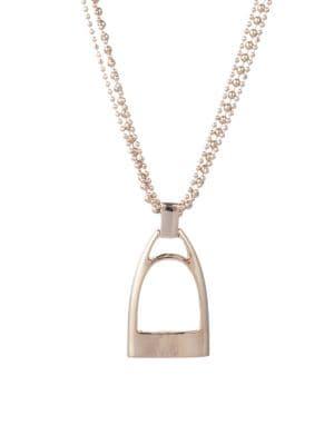 Ralph Lauren Beaded Multi-strand Pendant Necklace